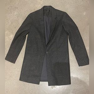 COS charcoal wool blazer size 2